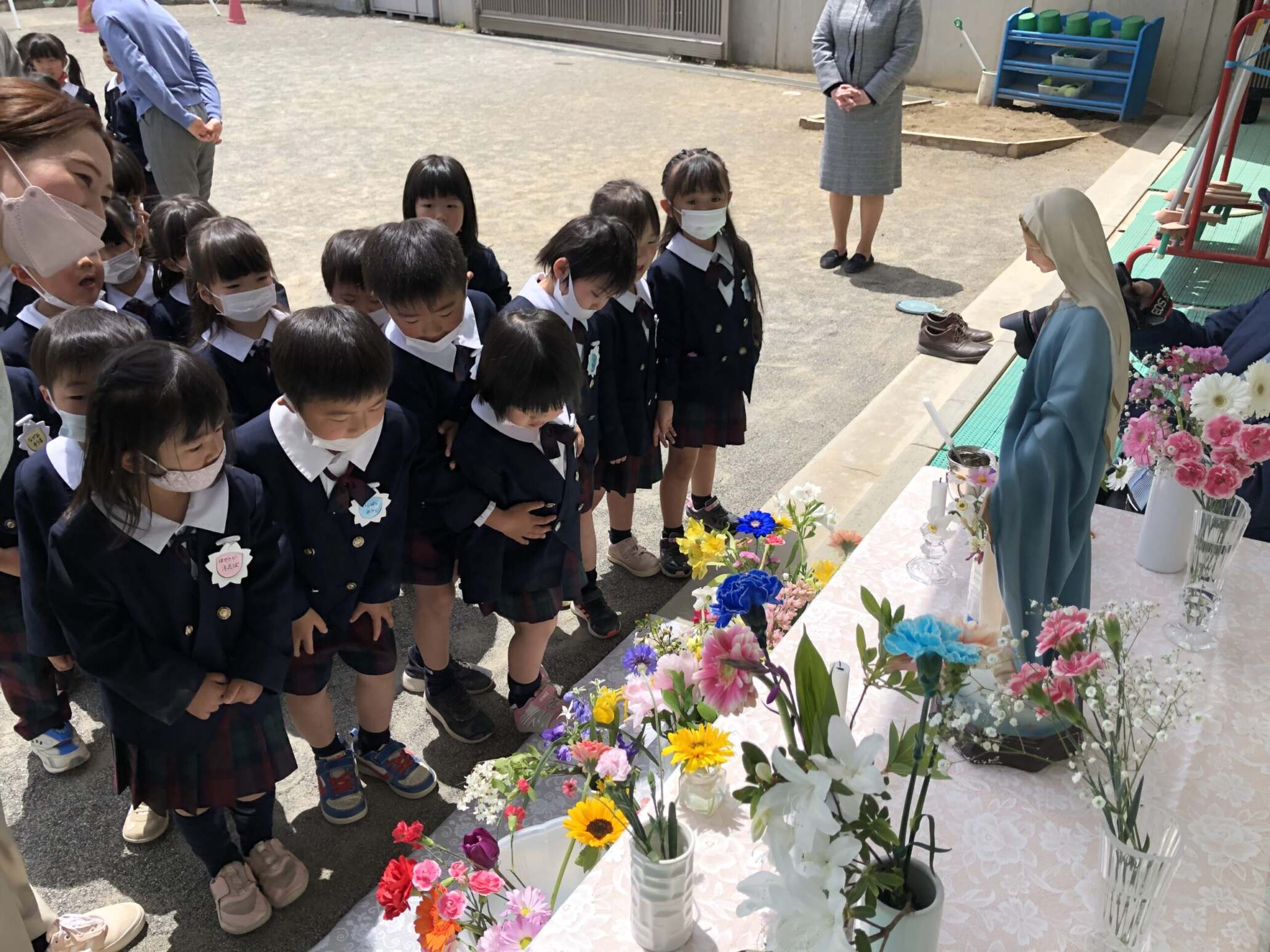 聖母マリアへの祈り 山崎学園